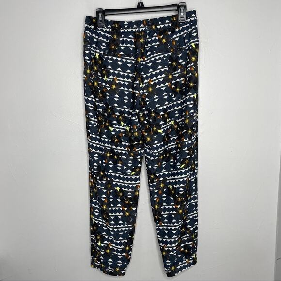 J CREW Floral Pants Joggers Womens Size 4 Abstract Office Professional Career - Picture 6 of 9